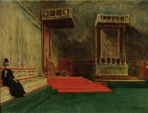 Interieur van de Sixtijnse Kapel, Rome